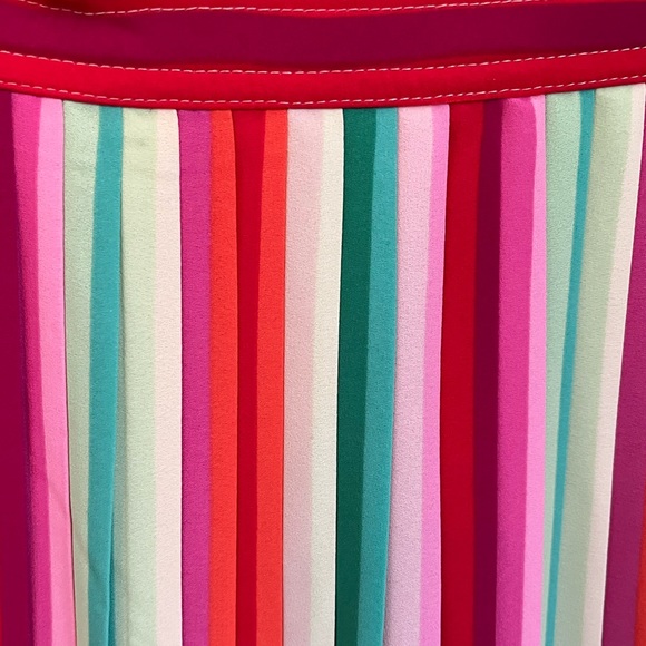 Brand NWT J. Crew Pleated Midi Skirt Size 8 - Picture 3 of 4